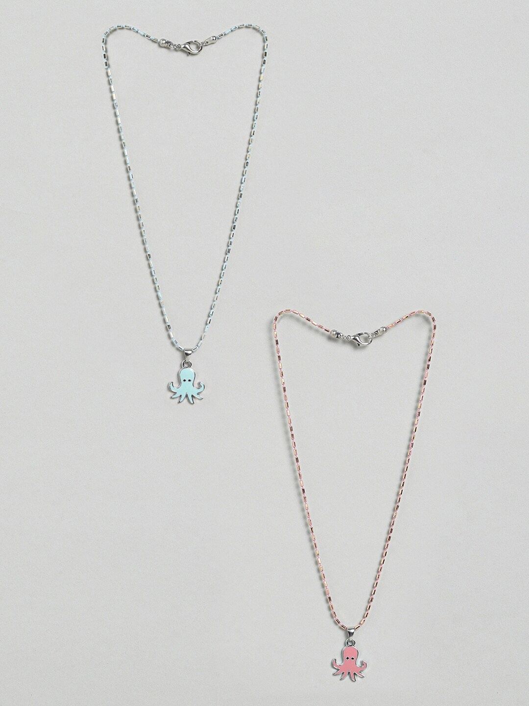 

EL REGALO Girls Set Of 2 Necklace, Gold