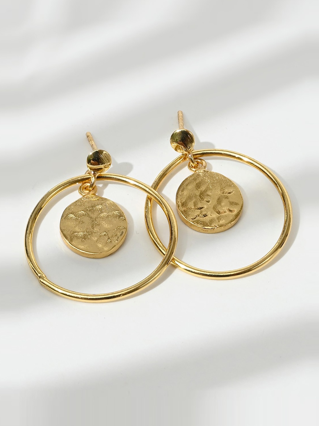 

XPNSV Contemporary Drop Earrings, Gold