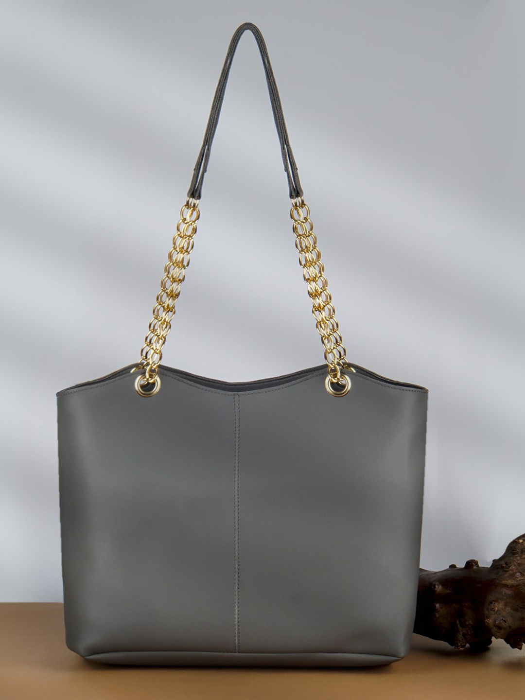 

Anna Claire Structured Shoulder Bag, Grey
