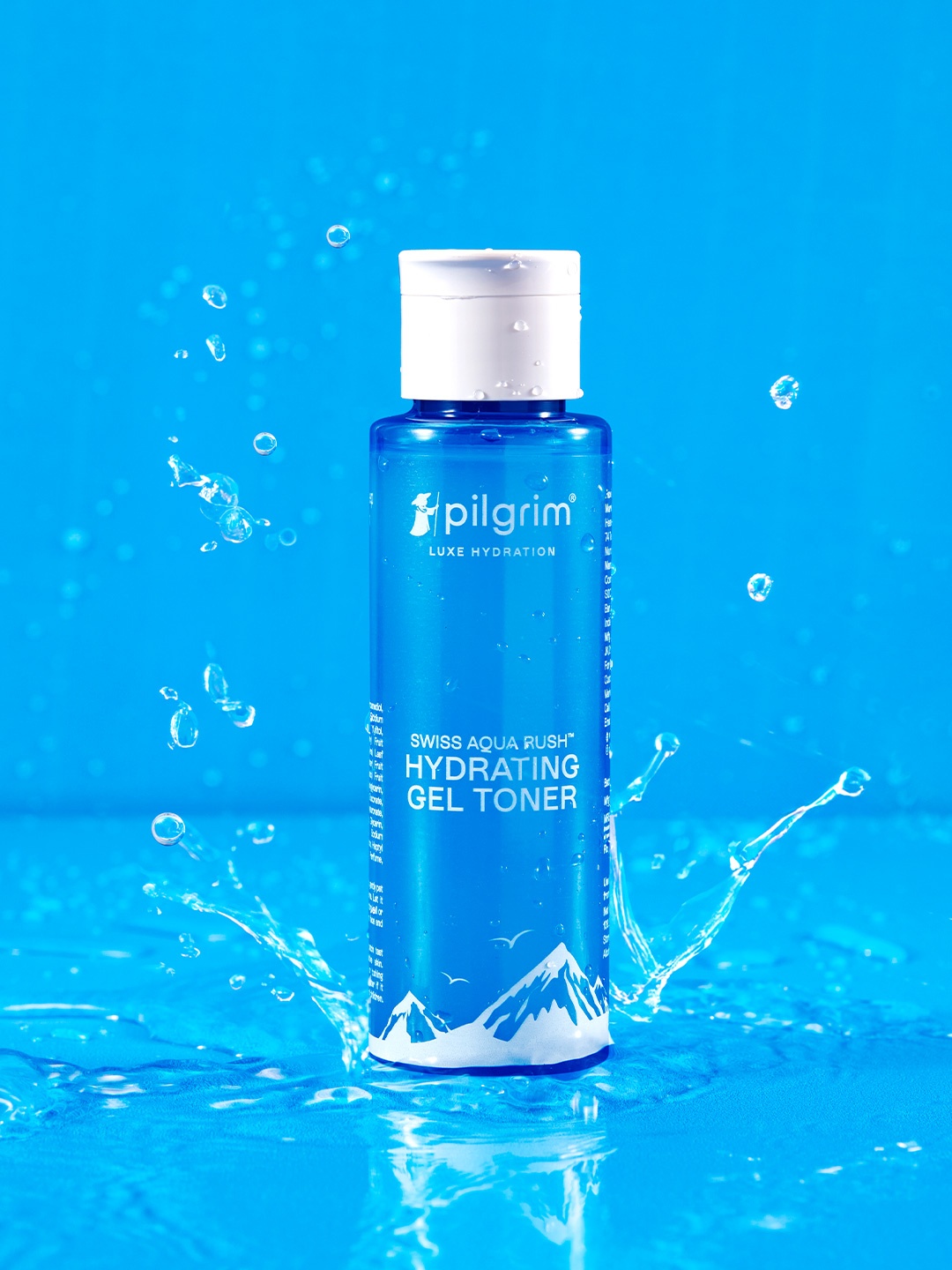

Pilgrim Swiss Aqua Rush Hydrating Gel Toner with Pentavitin & Aquaxyl - 100 ml, Blue