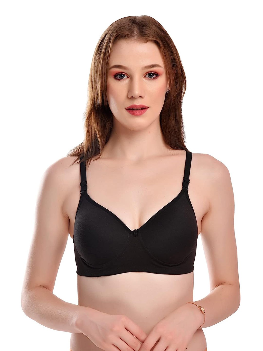 

SMARTERKIDS Full Coverage T-shirt Bra, Black