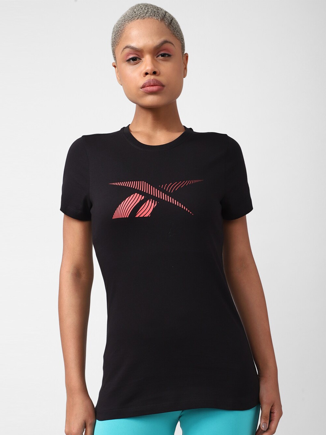 

Reebok W Workout Graphic T-Shirt, Black