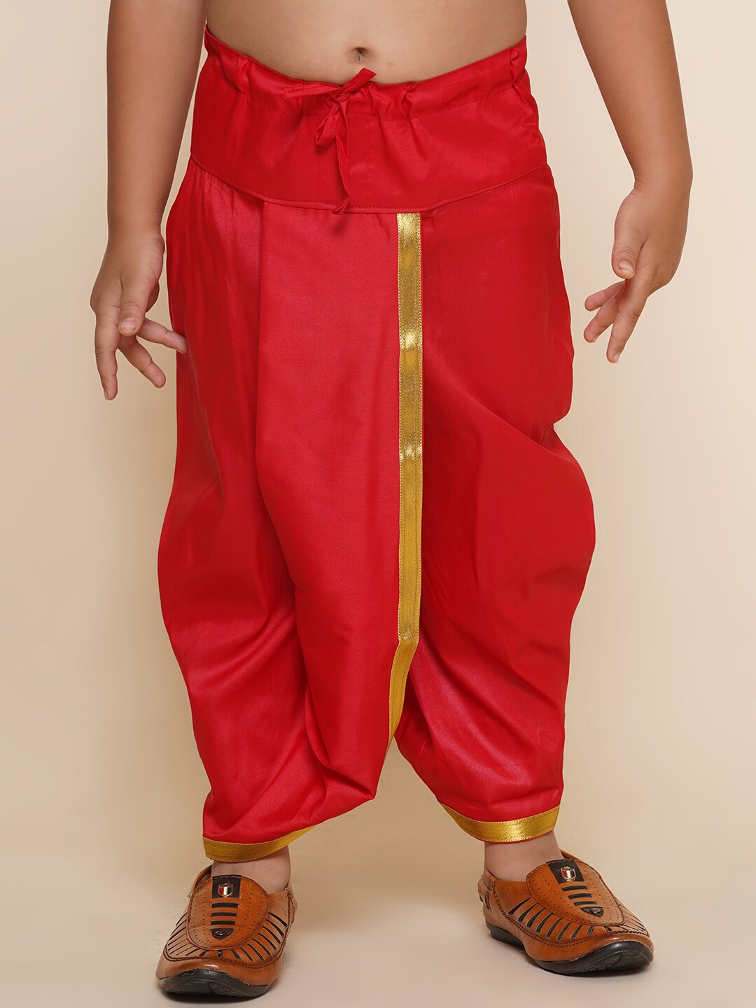 

Sethukrishna Boys Dhoti Pants, Red