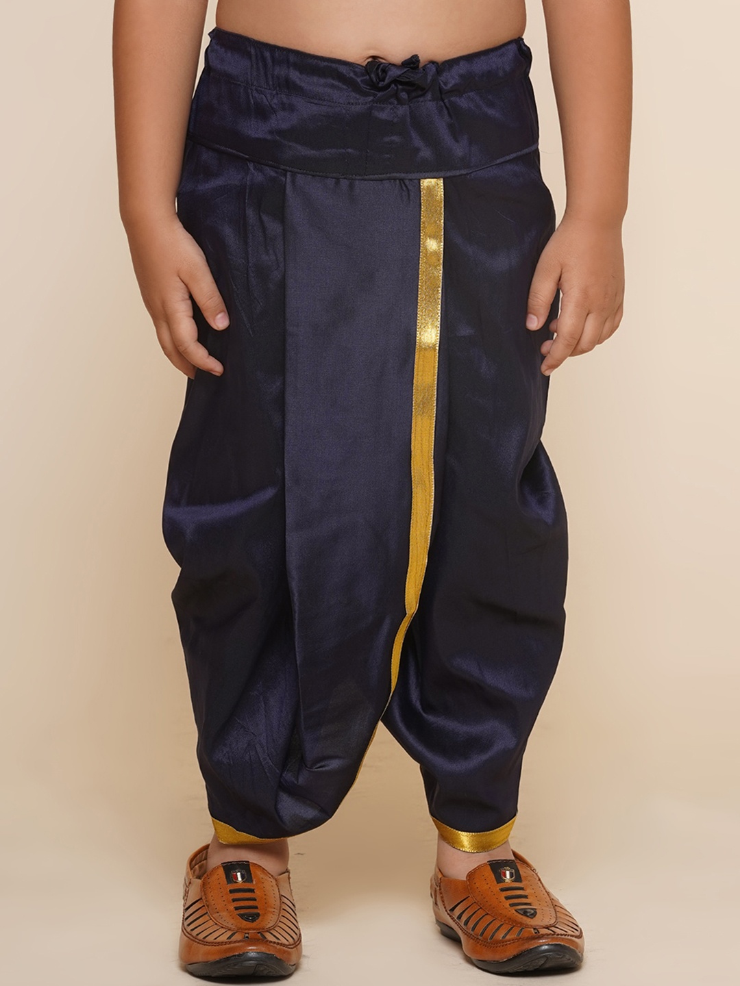 

Sethukrishna Boys Mid Rise Dhoti Pants, Blue