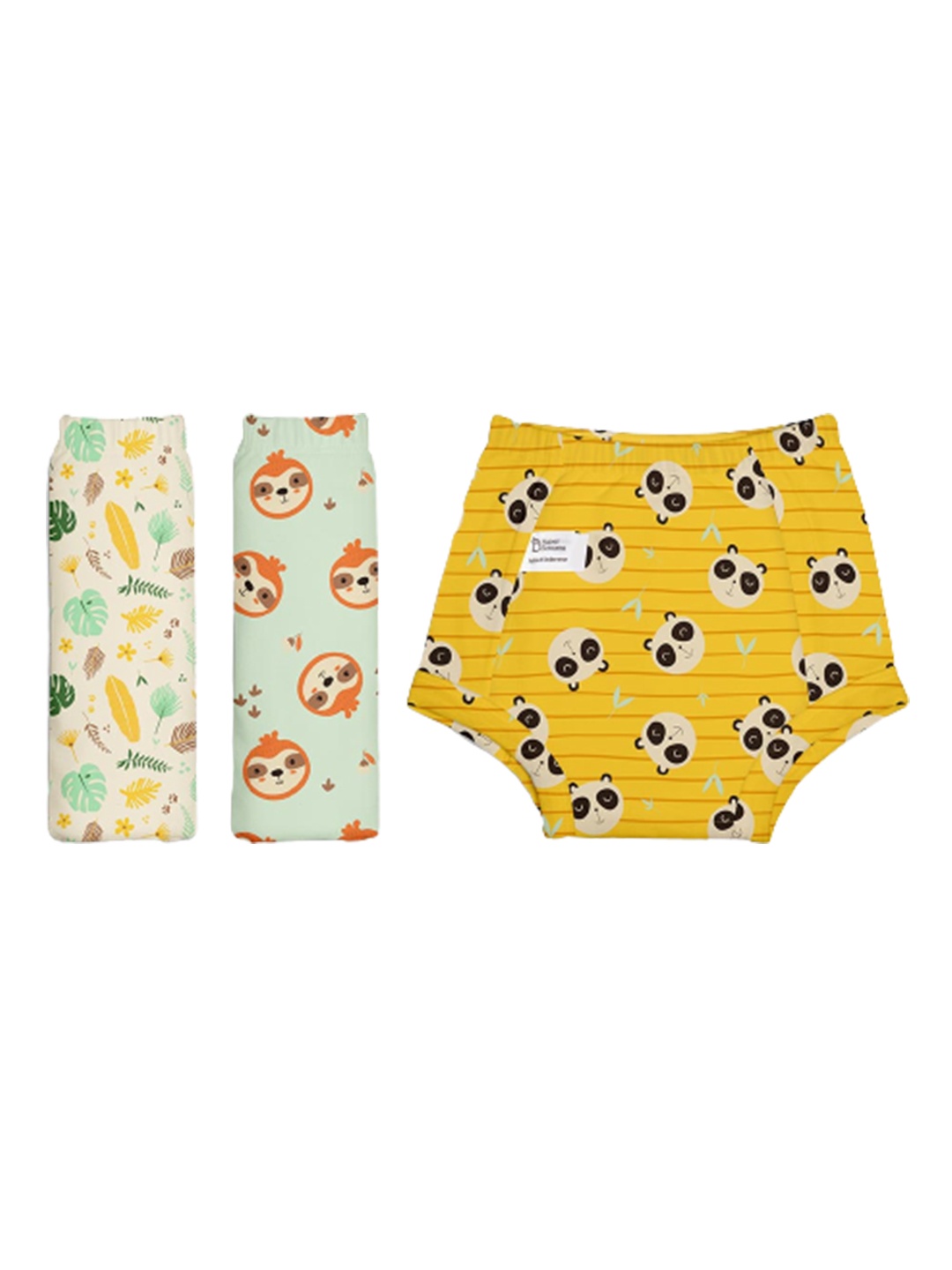 

SuperBottoms Kids Pack of 3 Padded Briefs, Yellow