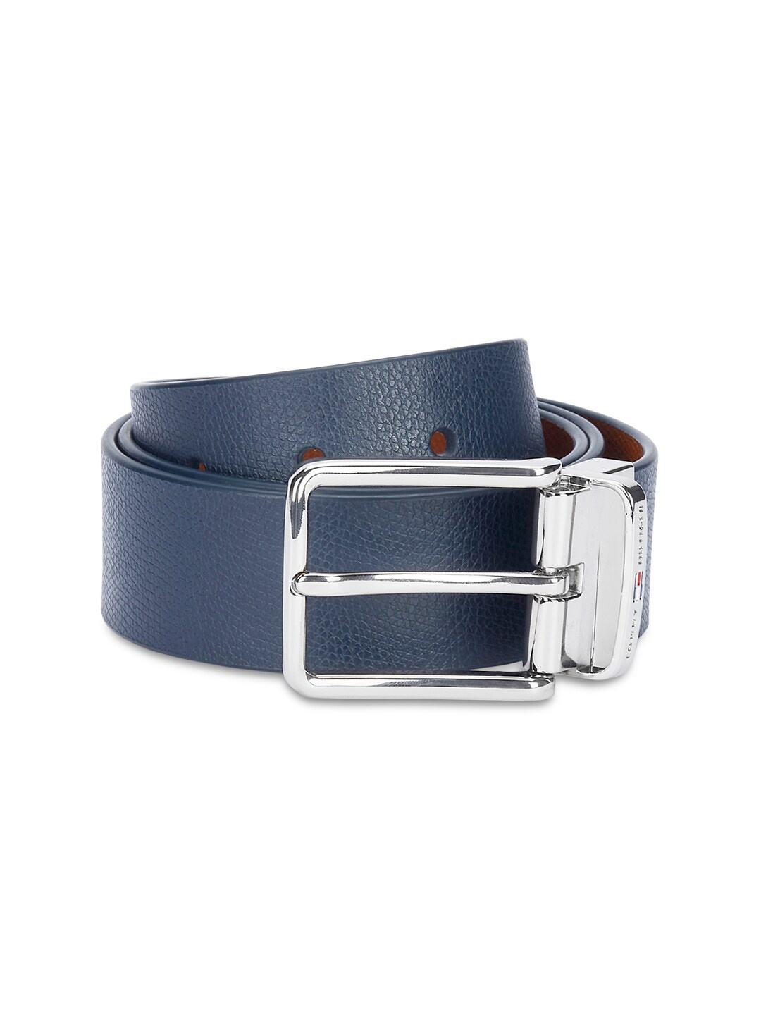 

Tommy Hilfiger Men Leather Reversible Belt, Navy blue