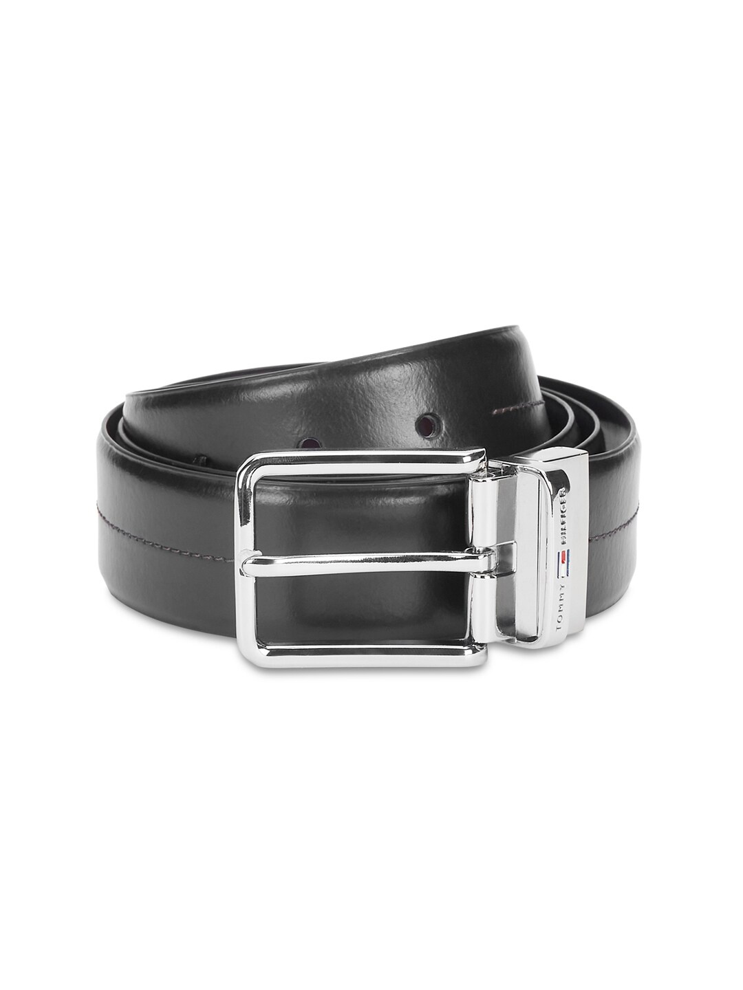 

Tommy Hilfiger Men Leather Reversible Belt, Black