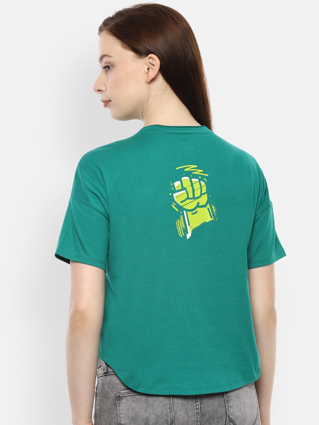 

Van Heusen Woman Print Cotton Top, Green