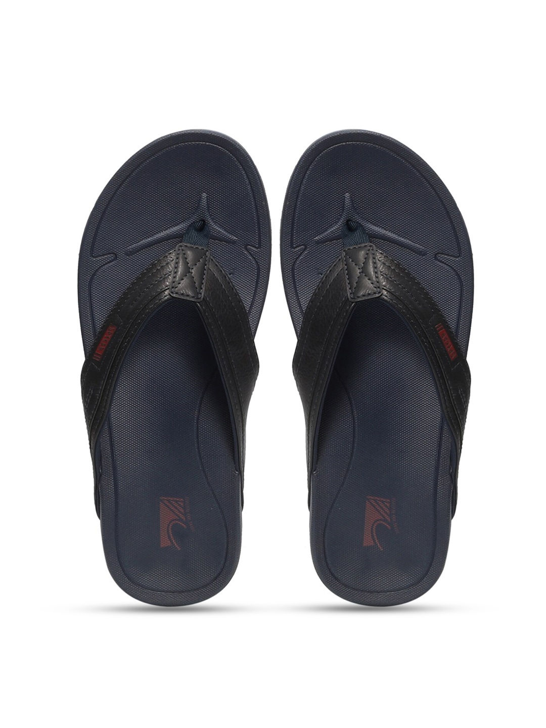 

SPYKAR Men Self Design Thong Flip-Flops, Navy blue