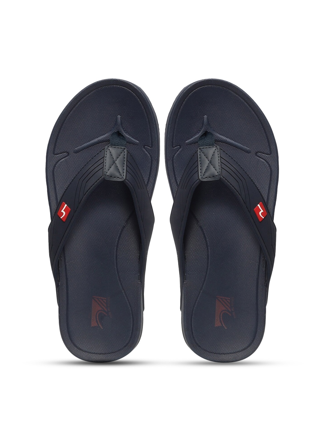 

SPYKAR Men Self Design Thong Flip-Flops, Navy blue