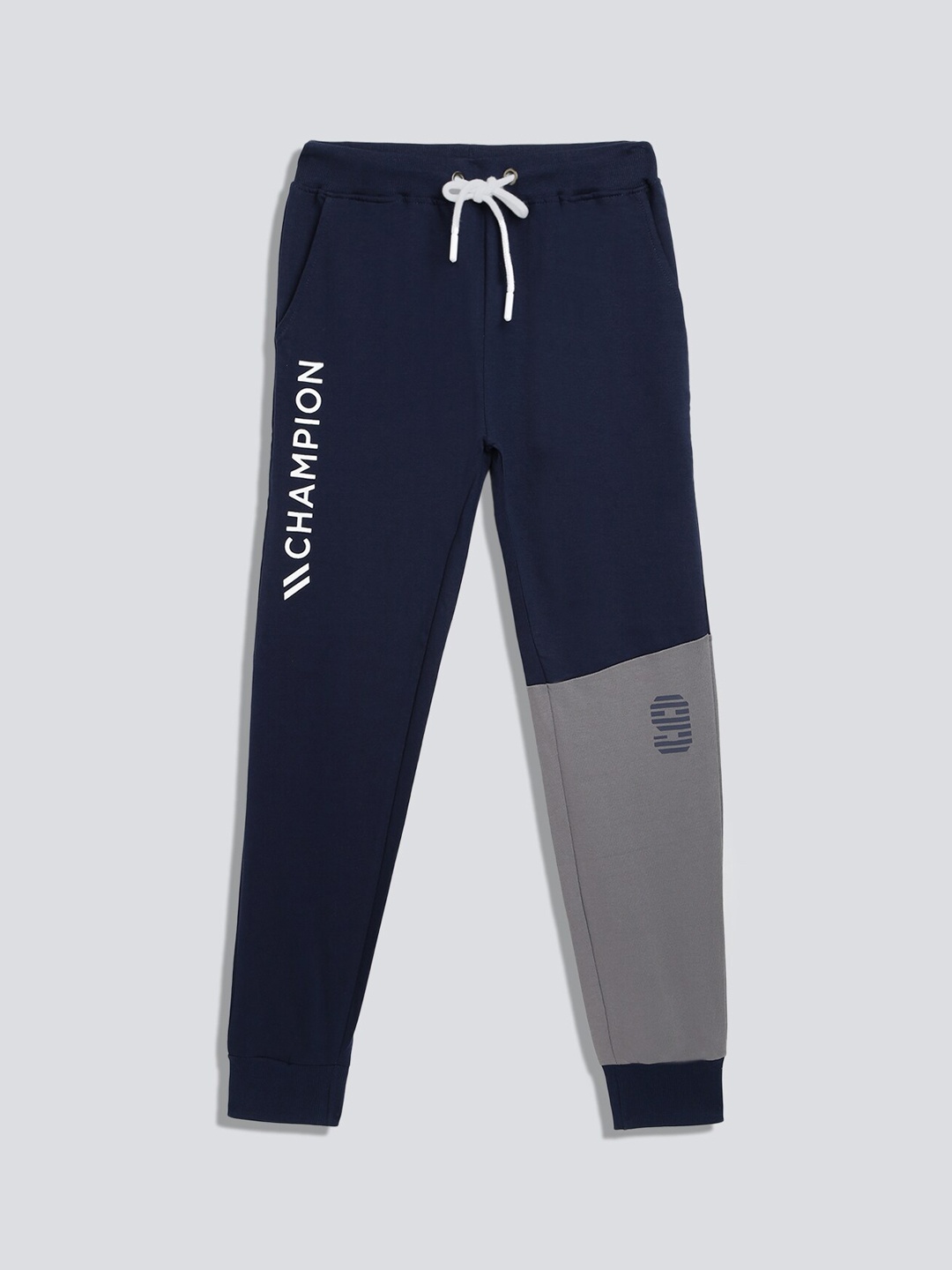 

Urbano Juniors Boys Colourblocked Pure Cotton Joggers, Blue