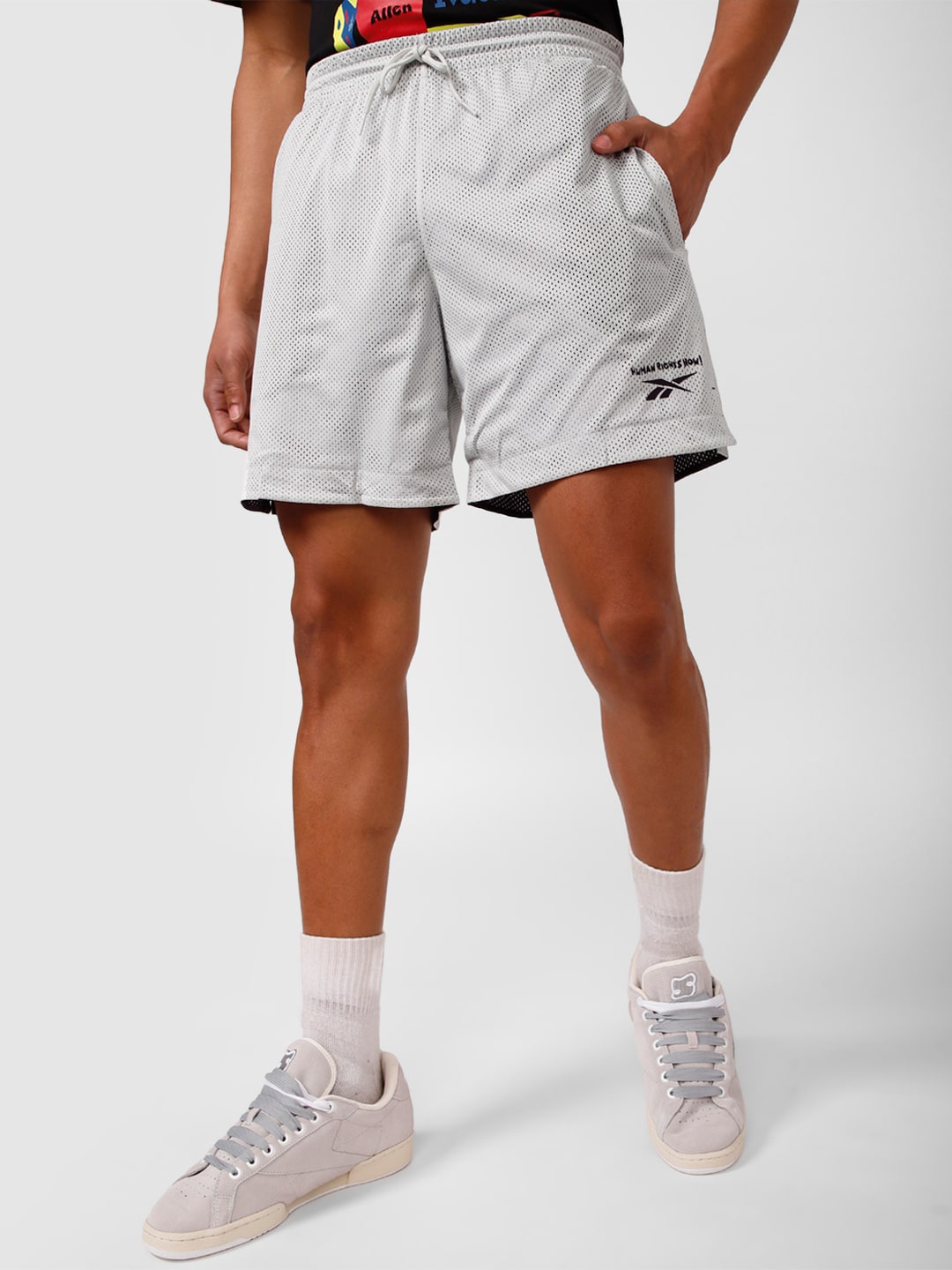 

Reebok Men HRN BBALL Shorts, Grey
