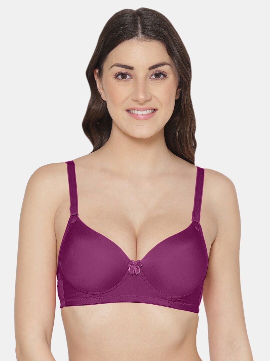 

Tweens Medium Coverage Heavily Padded Bra, Purple