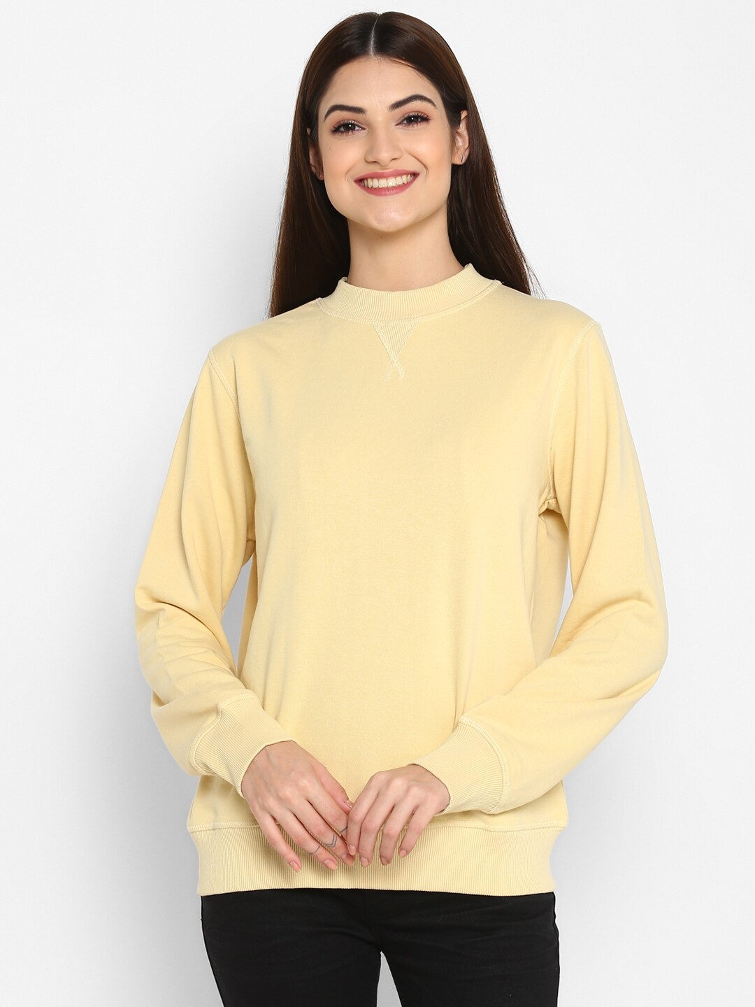 

Alan Jones Round Neck Long Sleeves Sweatshirt, Yellow