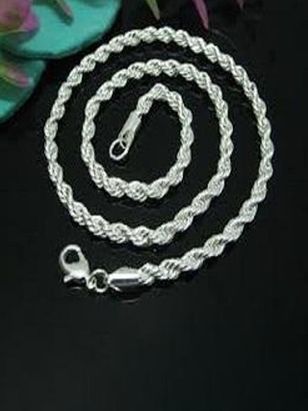 

MEENAZ Men Silver-Plated Chain