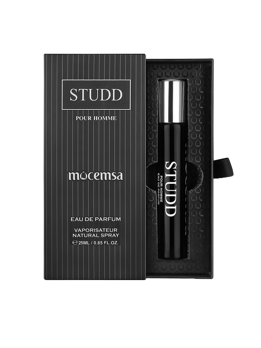 

MOCEMSA Men Studd Long Lasting Eau De Parfum - 25 ml, Black