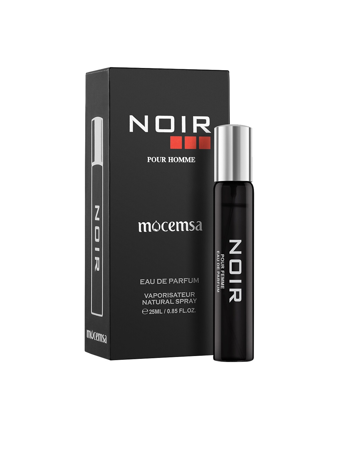 

MOCEMSA Men Noir Long Lasting Eau De Parfum - 25 ml, Black