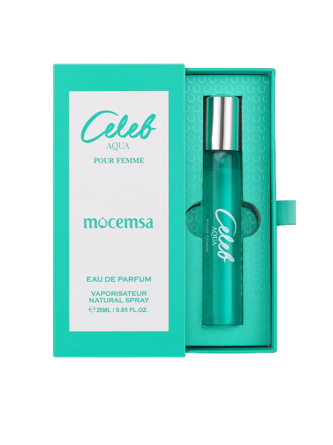 

MOCEMSA Women Celeb Aqua Long Lasting Eau De Parfum - 25 ml, Turquoise blue
