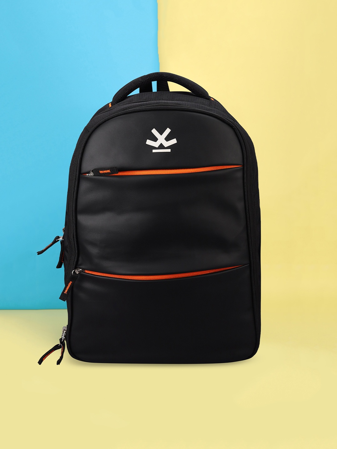 

WROGN Unisex Backpack With Reflective Strip, Black