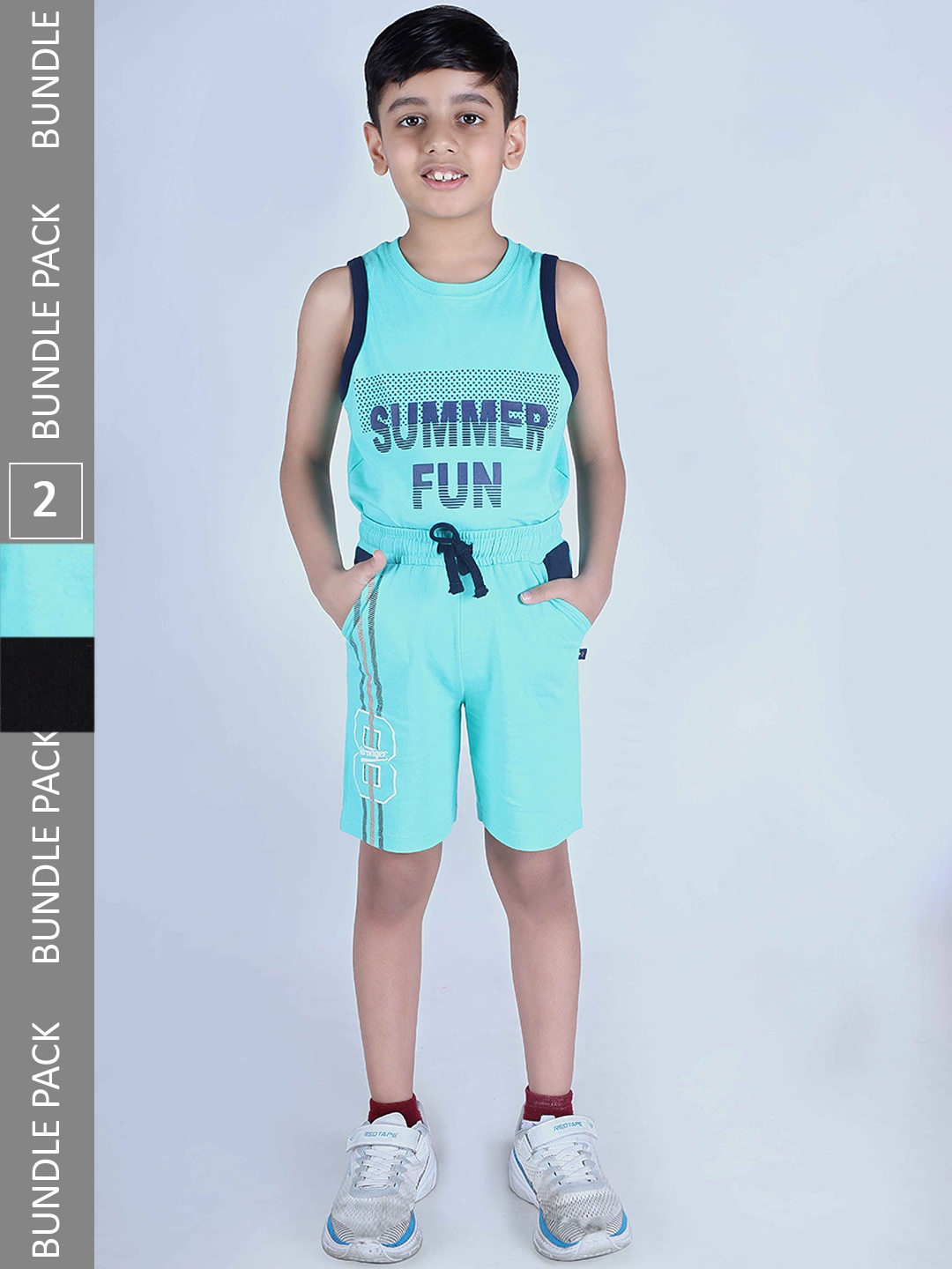 

3PIN Boys Pack Of 2 Outdoor Shorts, Blue