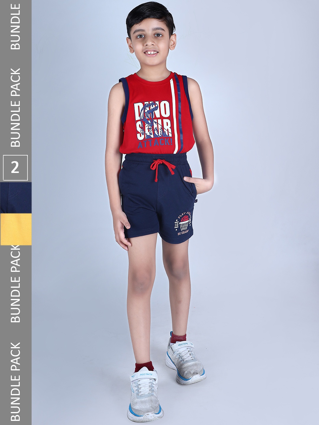 

3PIN Boys Pack Of 2 Outdoor Shorts, Multi