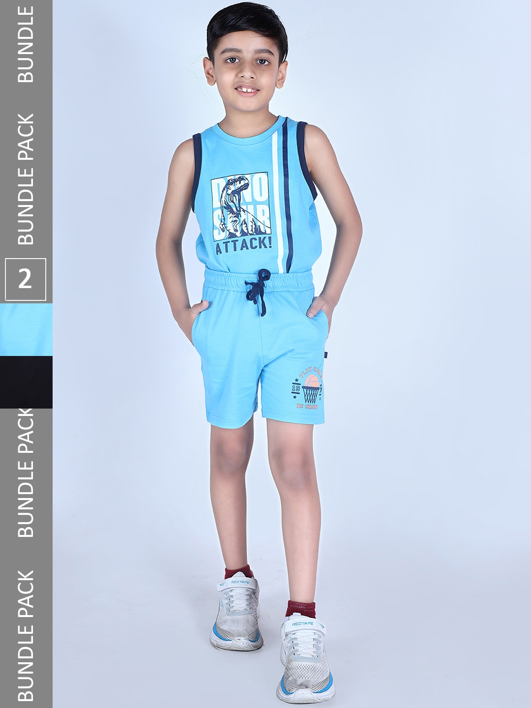

3PIN Boys Pack Of 2 Outdoor Shorts, Blue