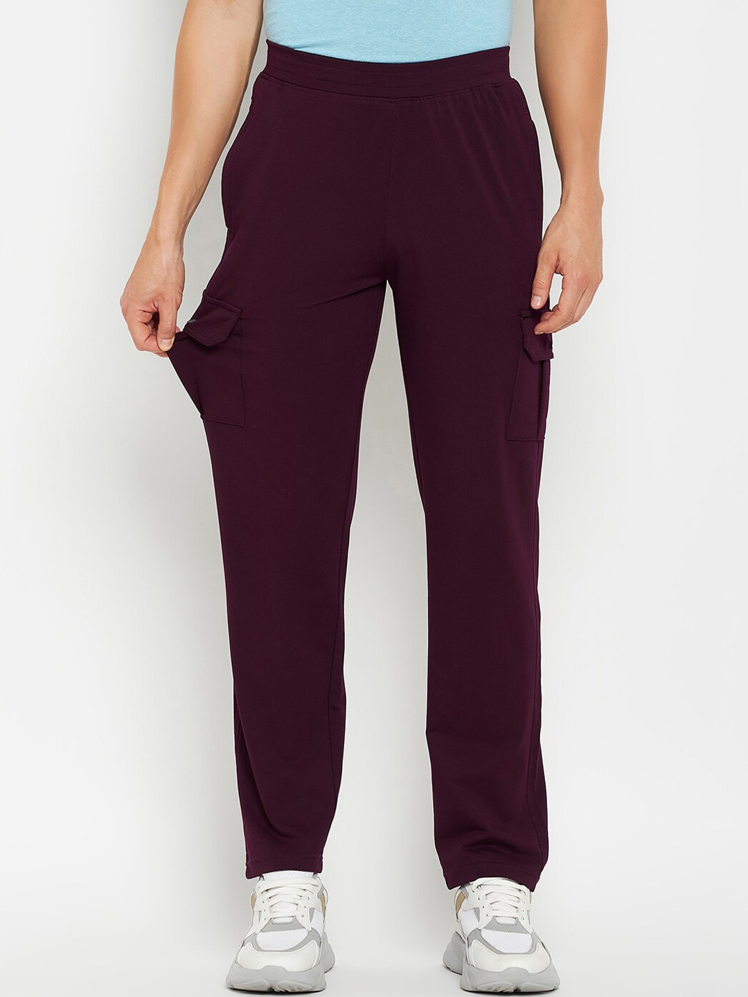 

Okane Men Regular-Fit Track Pants, Burgundy