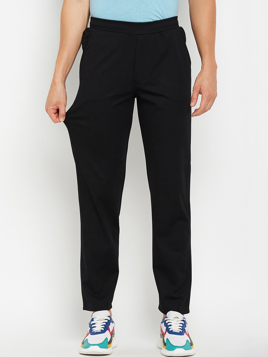 

Okane Men Regular Fit Track Pants, Black