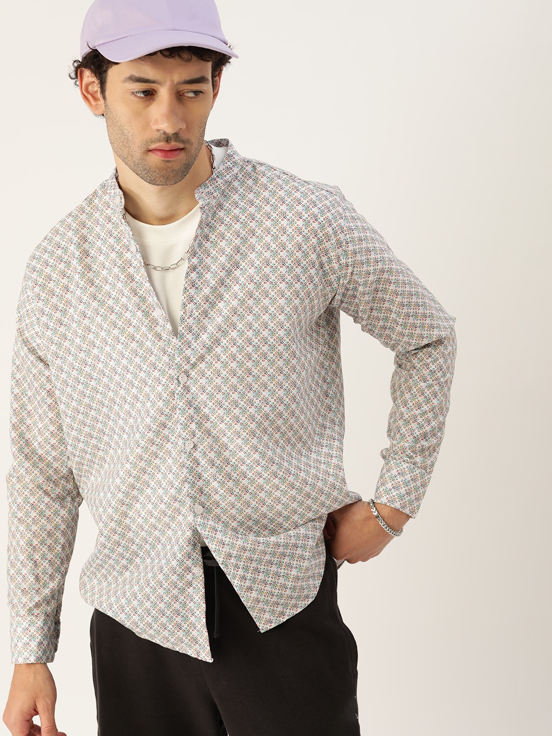 

Kook N Keech Men Relaxed Opaque Printed Casual Shirt, Multi
