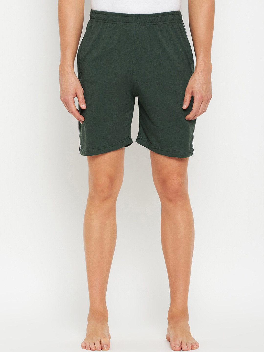

Okane Men Mid-Rise Lounge Shorts, Green