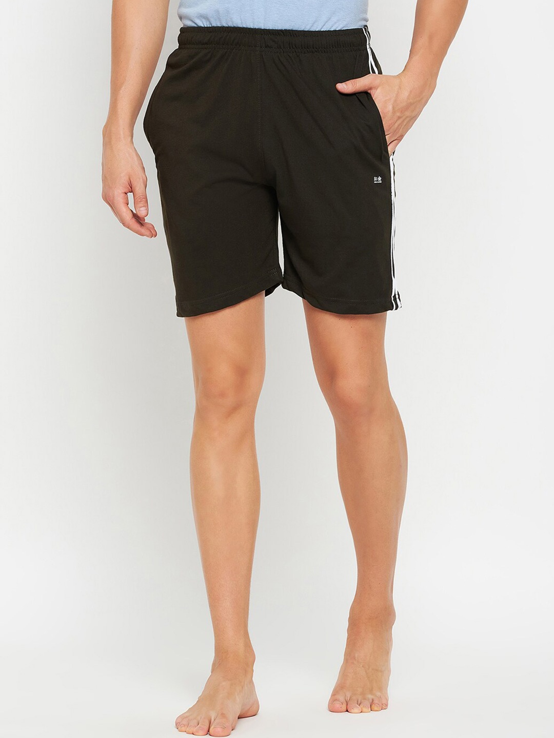 

Okane Men Mid-Rise Lounge Shorts, Olive