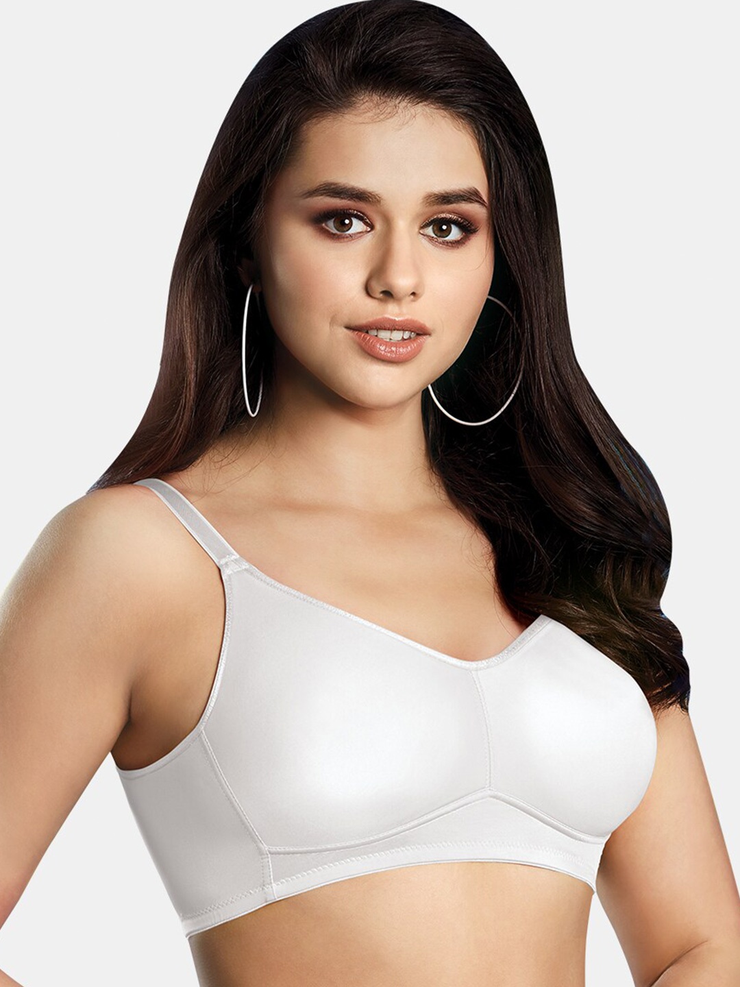 

Dazzle Medium Coverage All Day Comfort Supper Soft Everyday Bra, White