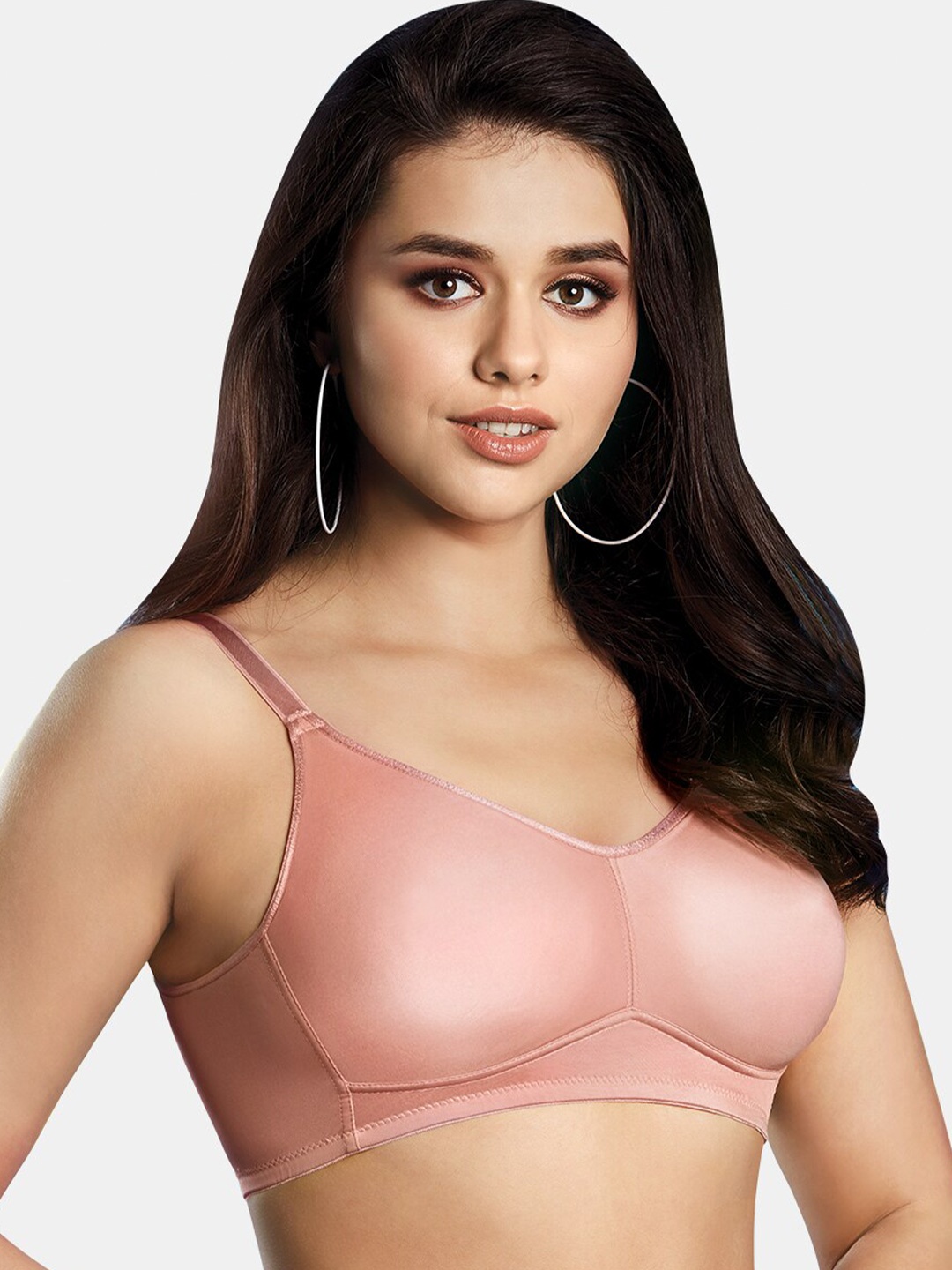 

Dazzle Medium Coverage All Day Comfort Supper Soft Everyday Bra, Peach