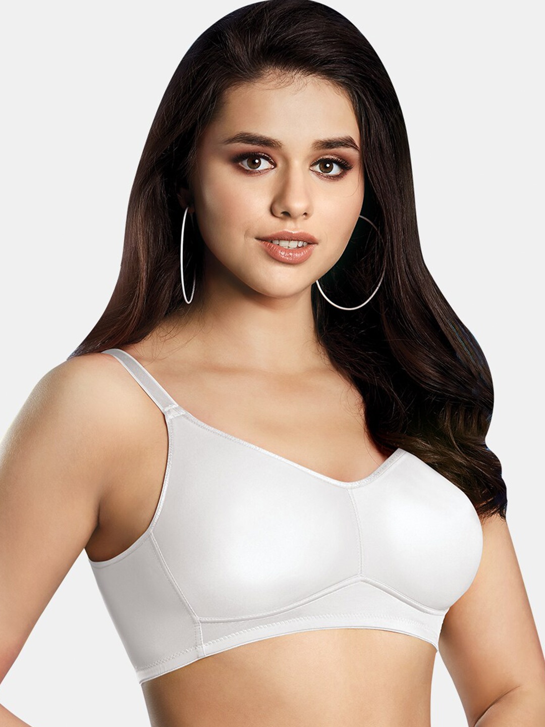 

Dazzle Medium Coverage All Day Comfort Supper Soft Everyday Bra, White