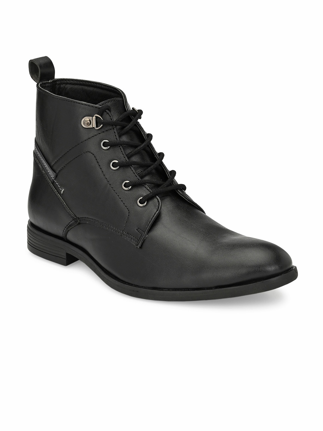 

SHENCES Men Mid-Top Regular Boots, Black