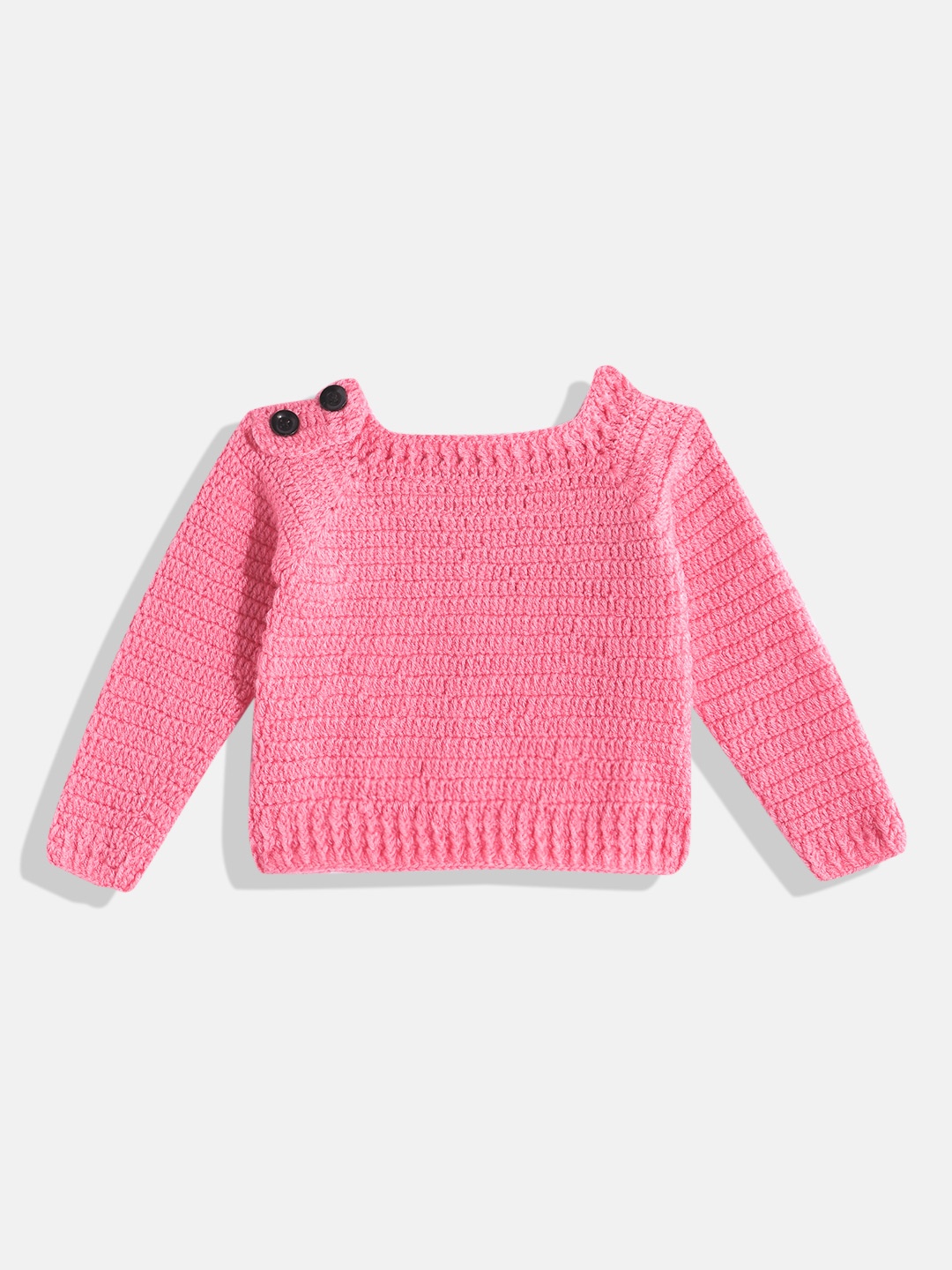 

CHUTPUT Kids Woollen Sweater Vest, Pink