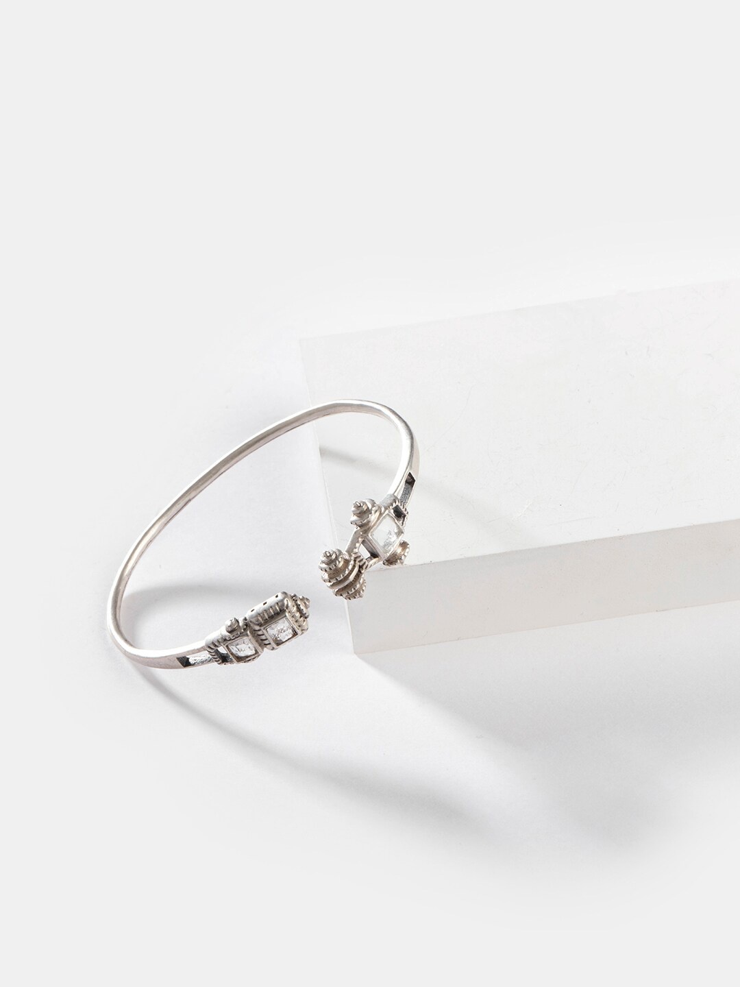

SHAYA Sterling Silver Oxidised Cuff Bracelet