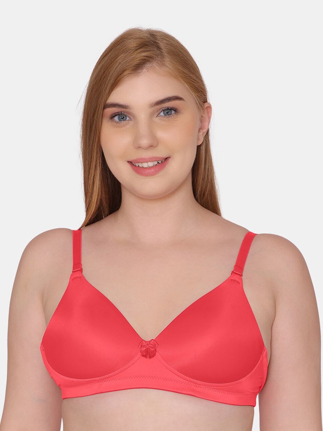 

Tweens Backless Lightly Padded Full Coverage T-shirt Bra, Pink