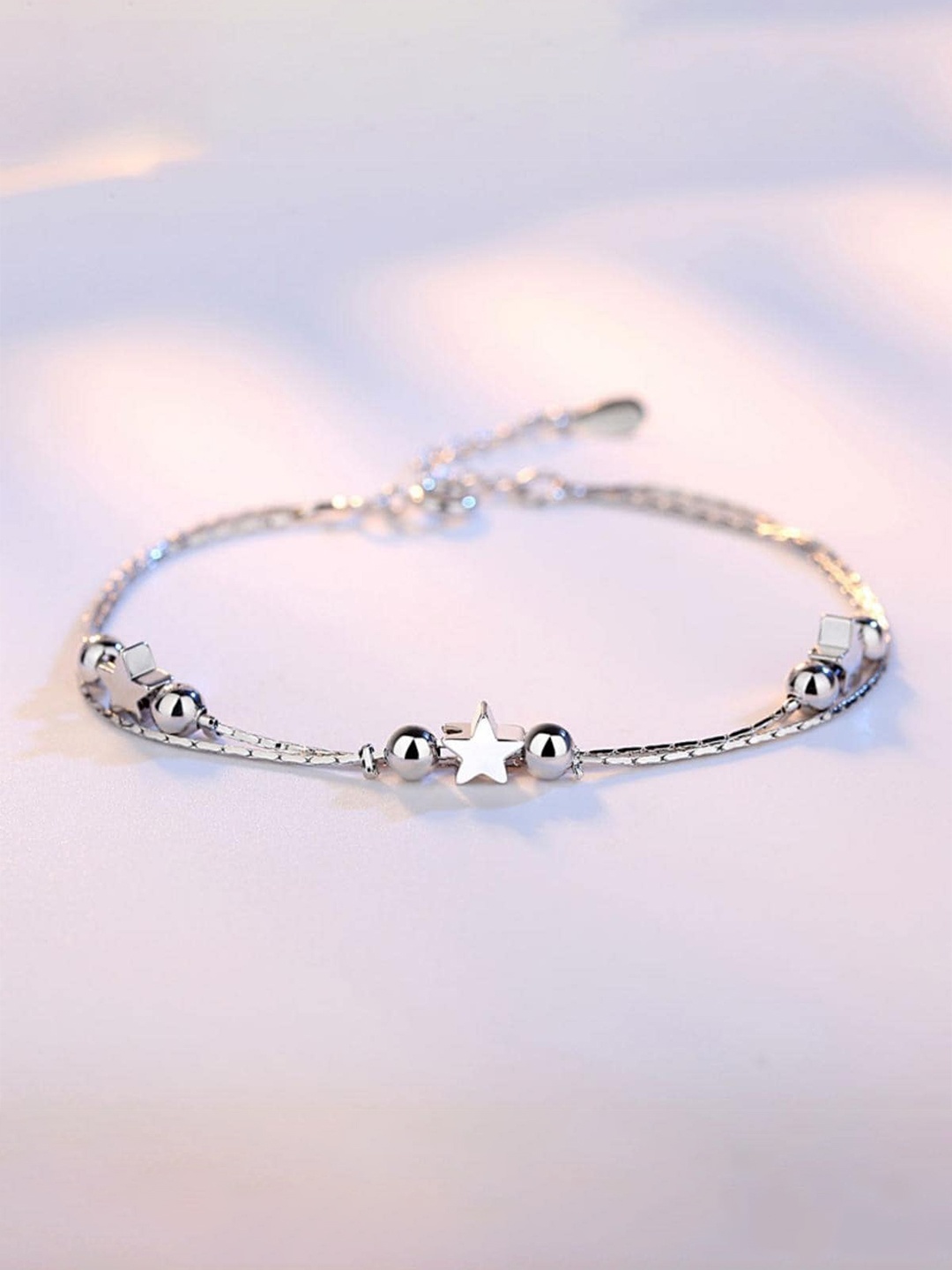 

MYKI Silver-Plated Star Charm Bracelet