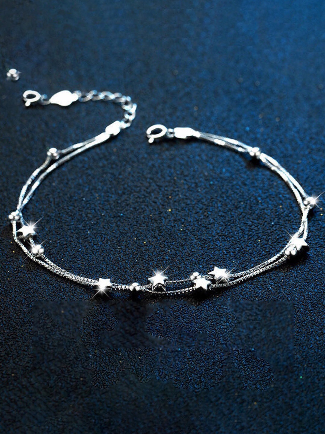 

MYKI Silver-Plated Star Multistrand Bracelet
