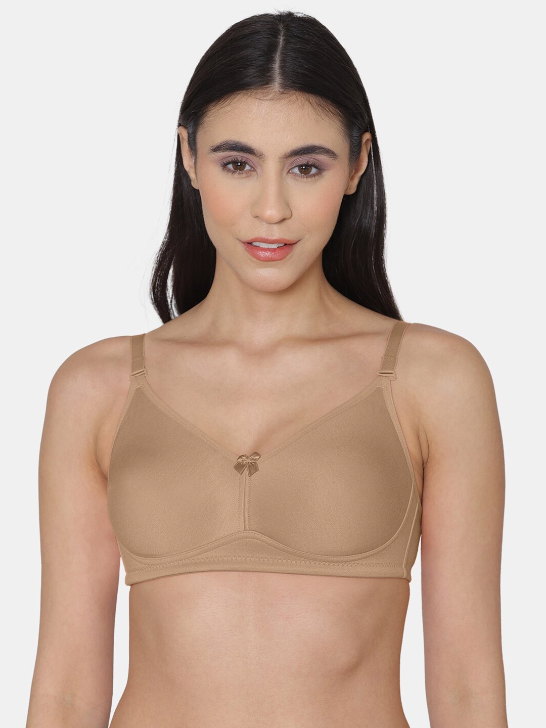 

Tweens Full Coverage Non-Padded Cotton Minimizer Bra, Beige