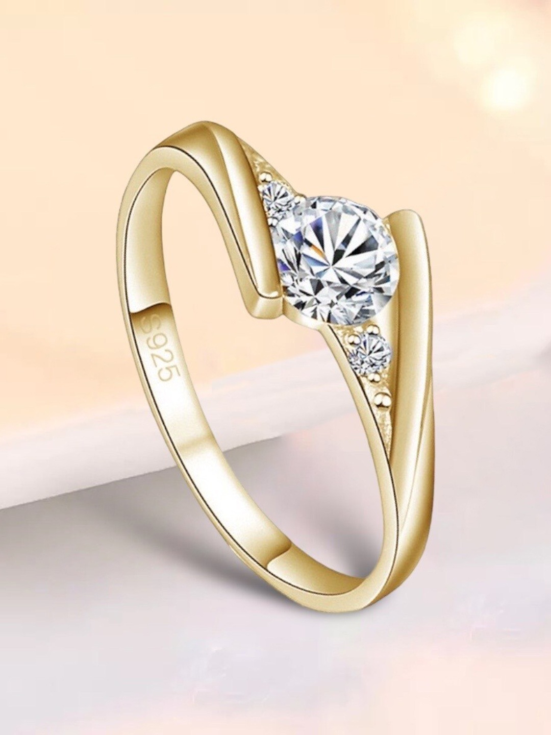 

MYKI Gold-Plated Adjustable Finger Ring