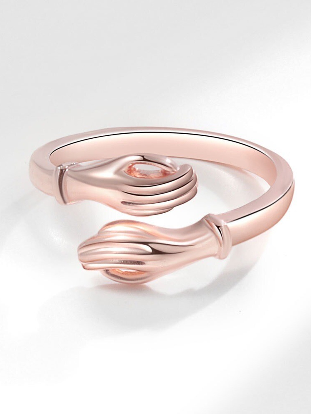 

MYKI Rose Gold-Plated Adjustable Finger Ring