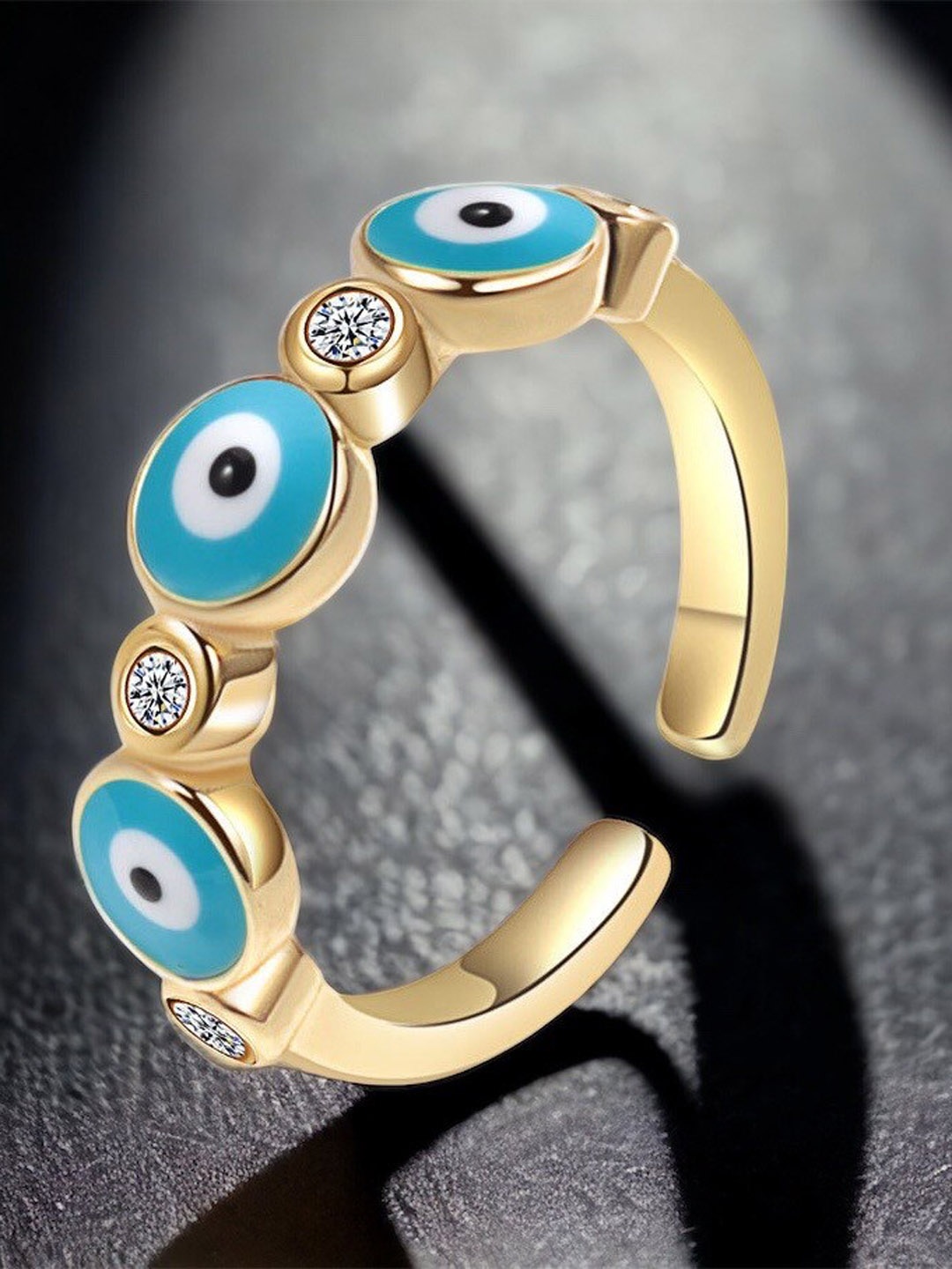 

MYKI Gold-Plated Adjustable Finger Ring