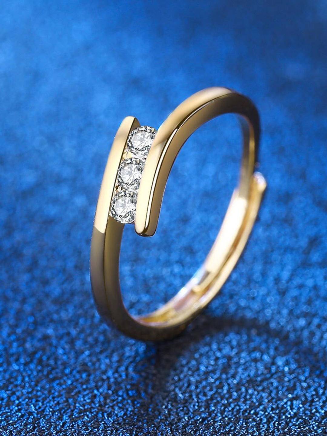 

MYKI Gold-Plated Adjustable Finger Ring