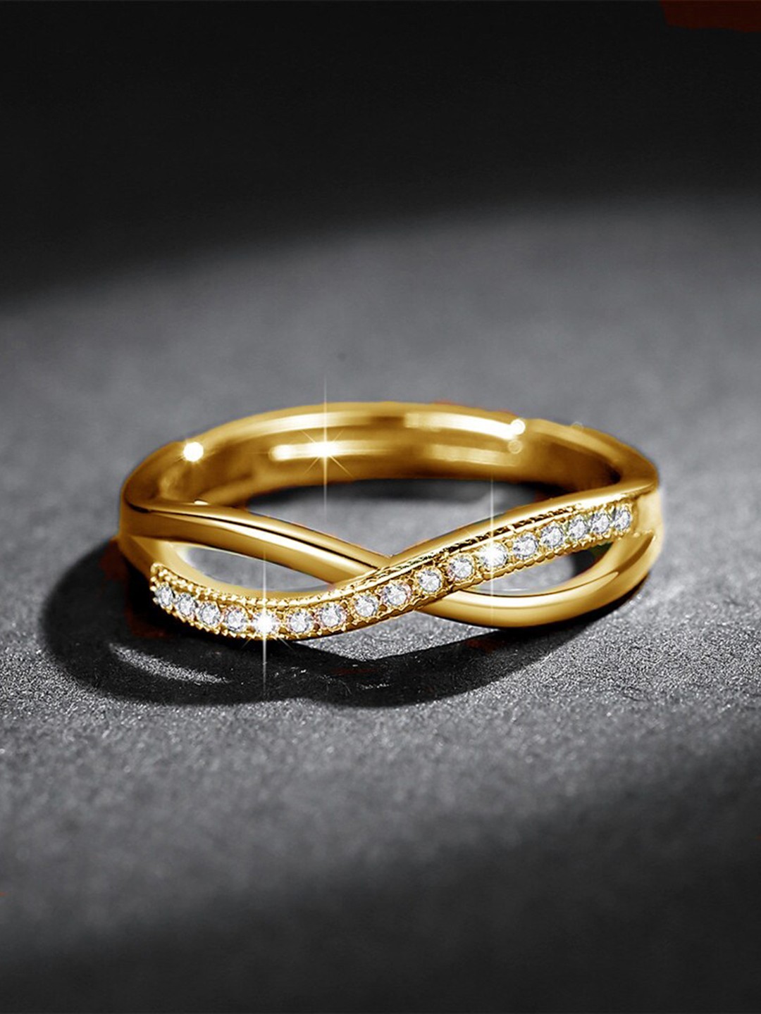 

MYKI Gold-Plated Adjustable Finger Ring