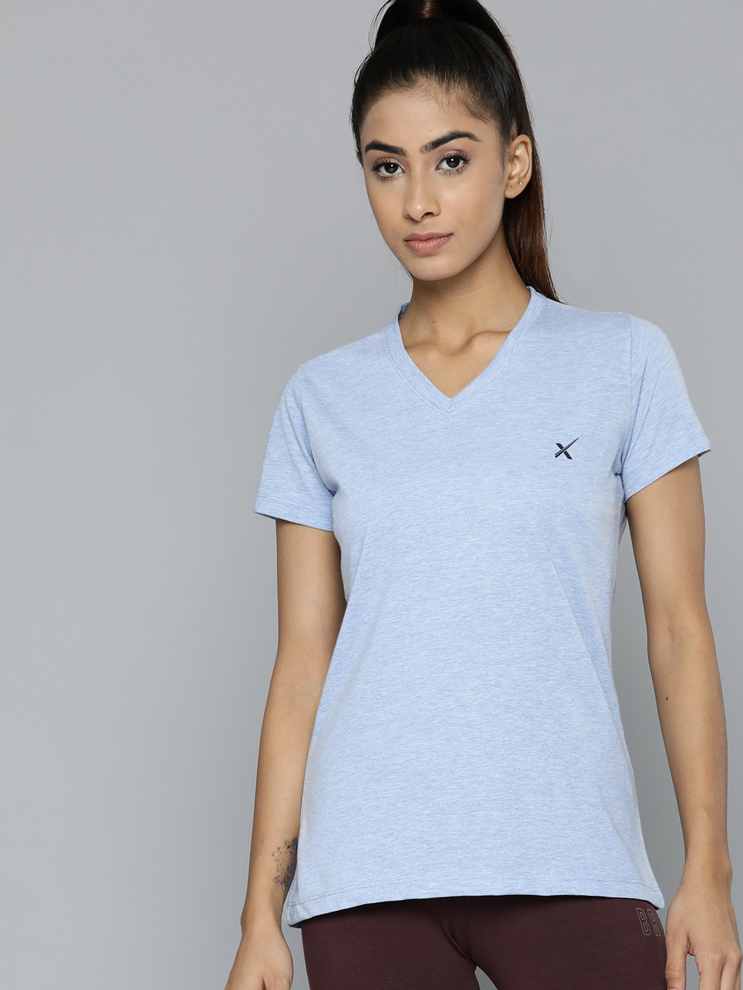 

HRX by Hrithik Roshan Lifestyle Bio Finish Sports T-shirt, Blue