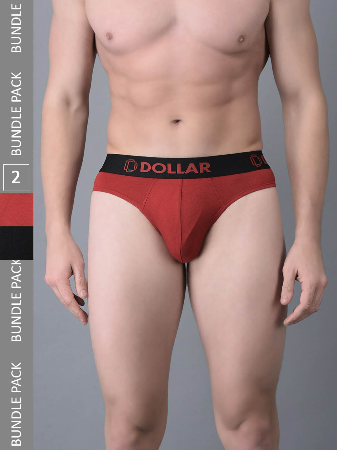 

Dollar Bigboss Pack of 2 Shuffle Intellisoft Cotton Spandex Briefs, Assorted