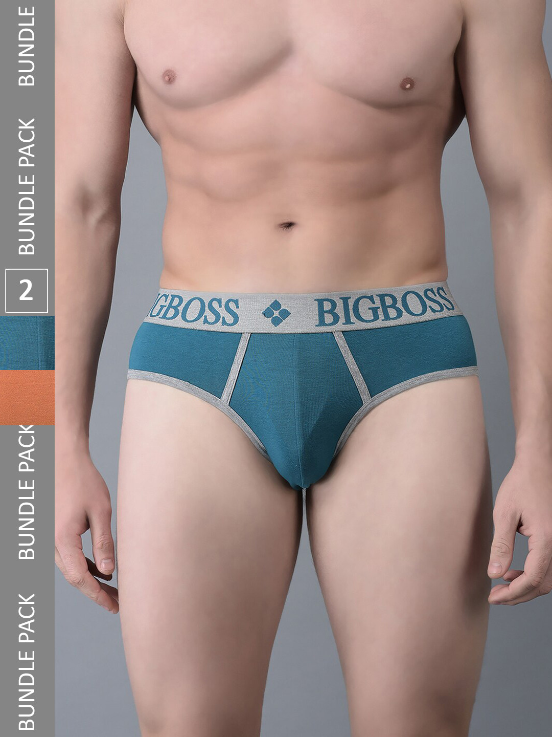 

Dollar Bigboss Men Pack Of 2 Anti-Odour Assorted Shuffle Intellisoft Cotton Briefs PO2-CO3