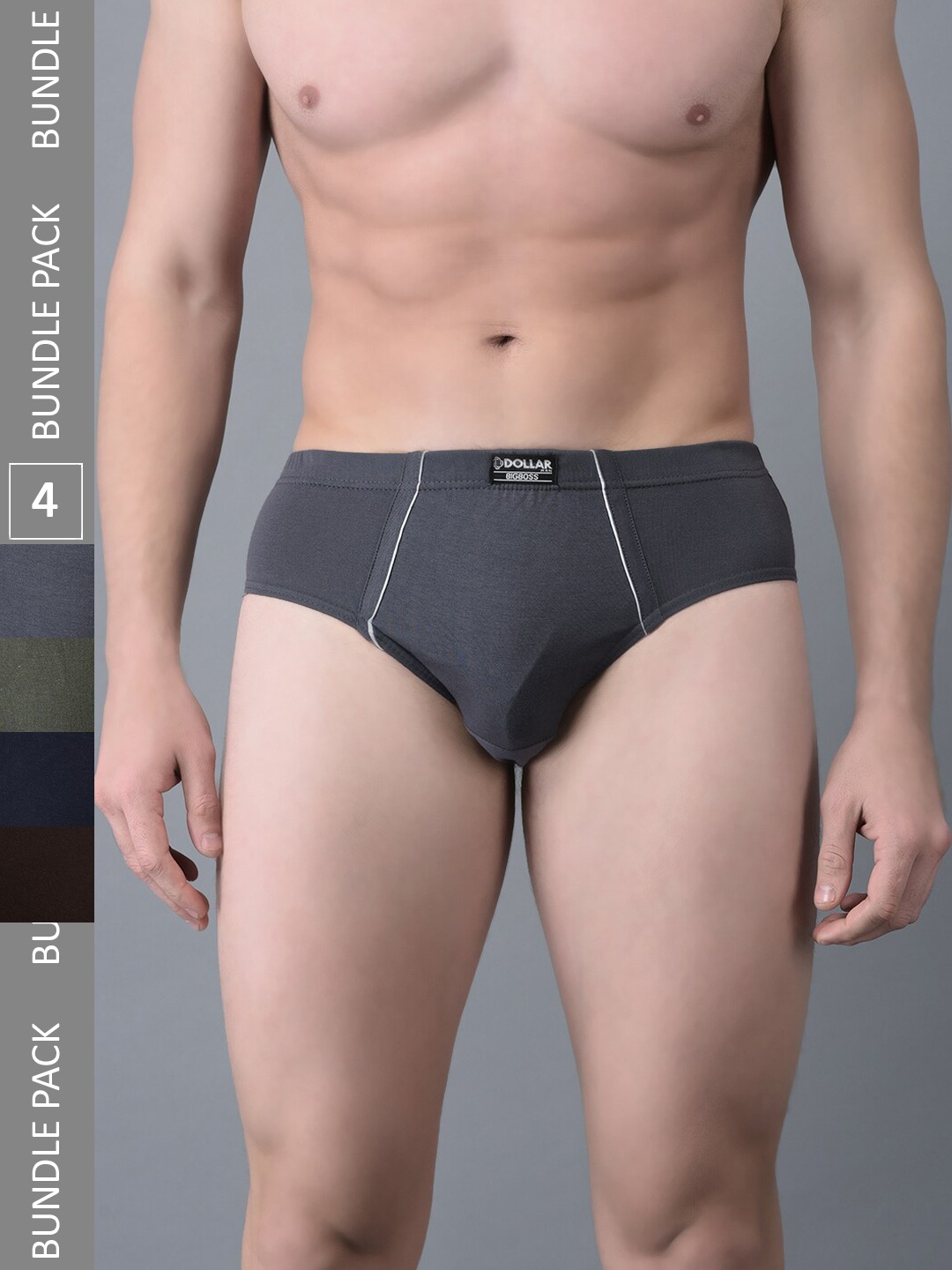 

Dollar Bigboss Men Pack of 4 Anti-Microbial Brief MBBR-03-MDSUE-PO4-CO2, Assorted